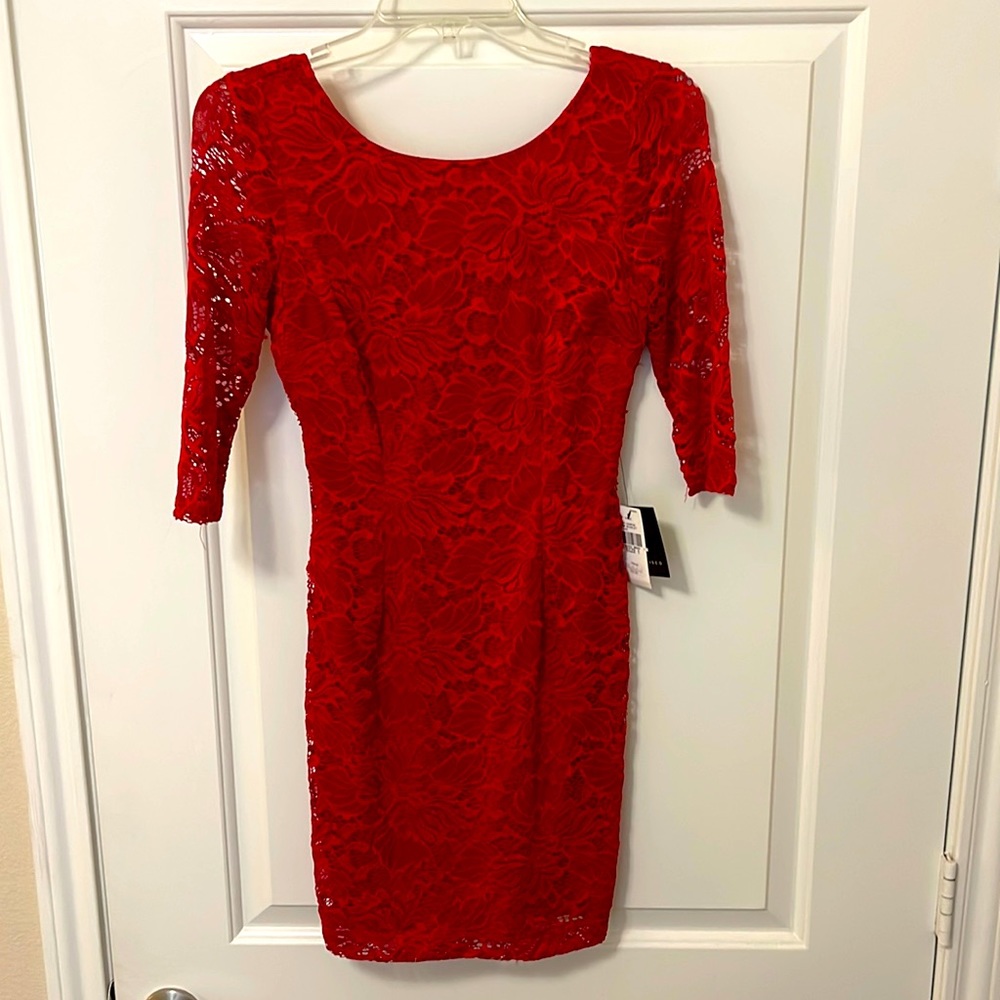 Scarlet Lace Dress